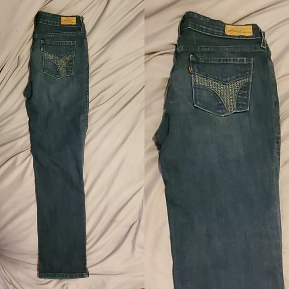 Levi's Blue Jeans Slight Curve Size 8 - Picture 1 of 5